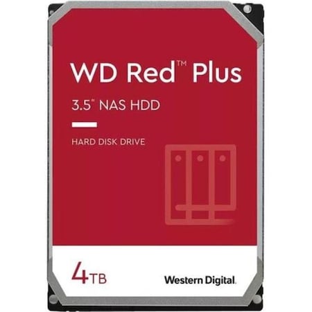 Wd Bulk WD Red Plus  4 TB HDD Hard Drive WD40EFPX